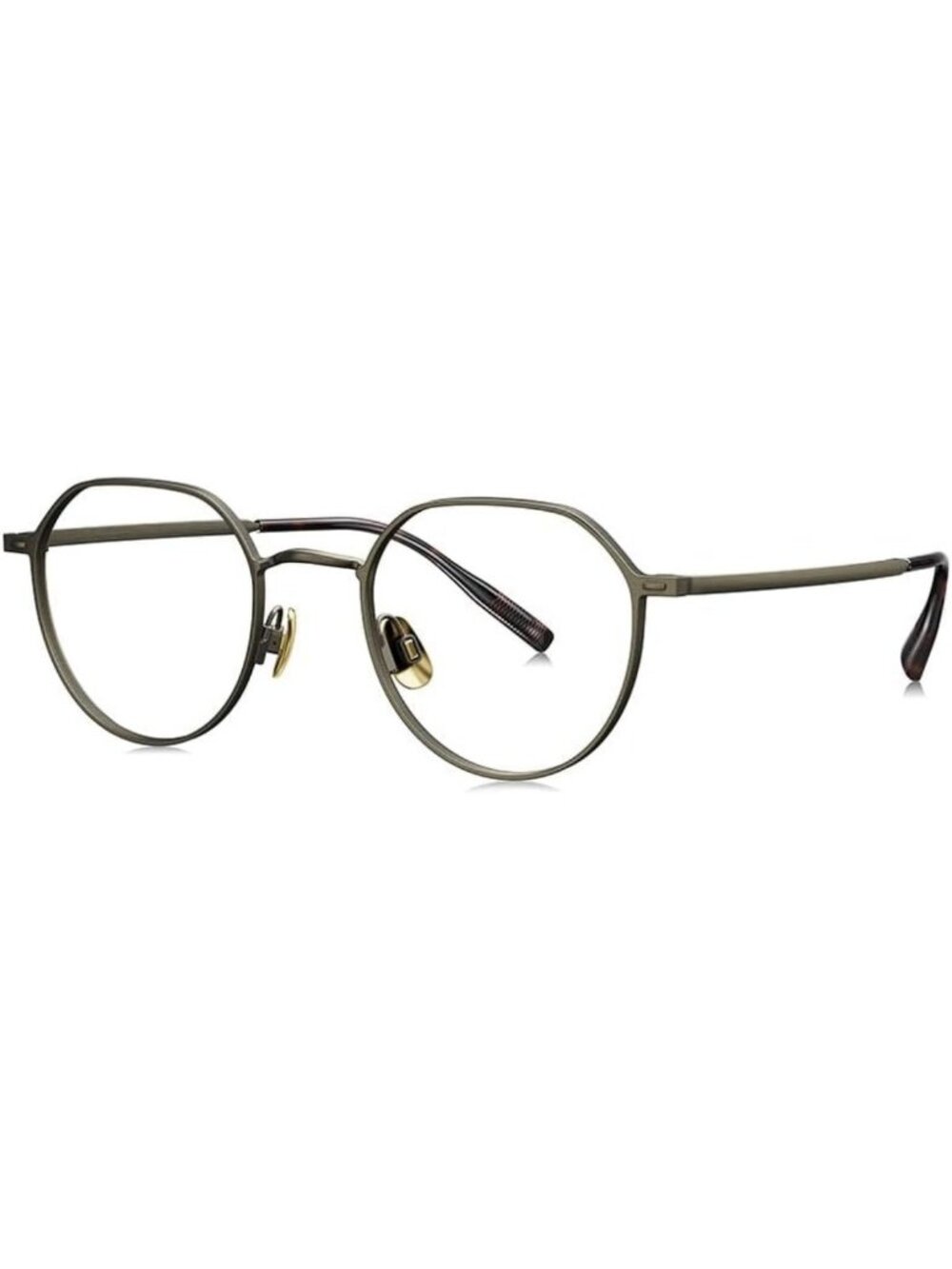 Lightweight Full Titanium Round Eyeglass Frames - Stylish & Durable Design